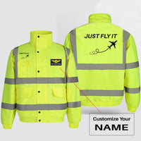 Thumbnail for Just Fly It Designed Reflective Winter Jackets