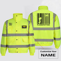 Thumbnail for Planespotting Designed Reflective Winter Jackets