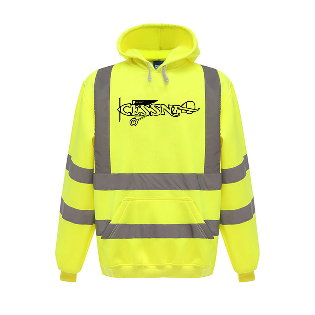 Special Cessna Text Designed Reflective Hoodies