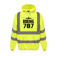 Thumbnail for Boeing 787 & Plane Designed Reflective Hoodies