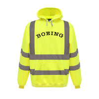 Thumbnail for Special BOEING Text Designed Reflective Hoodies