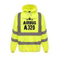 Thumbnail for Airbus A320 & Plane Designed Reflective Hoodies