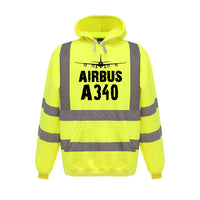 Thumbnail for Airbus A340 & Plane Designed Reflective Hoodies