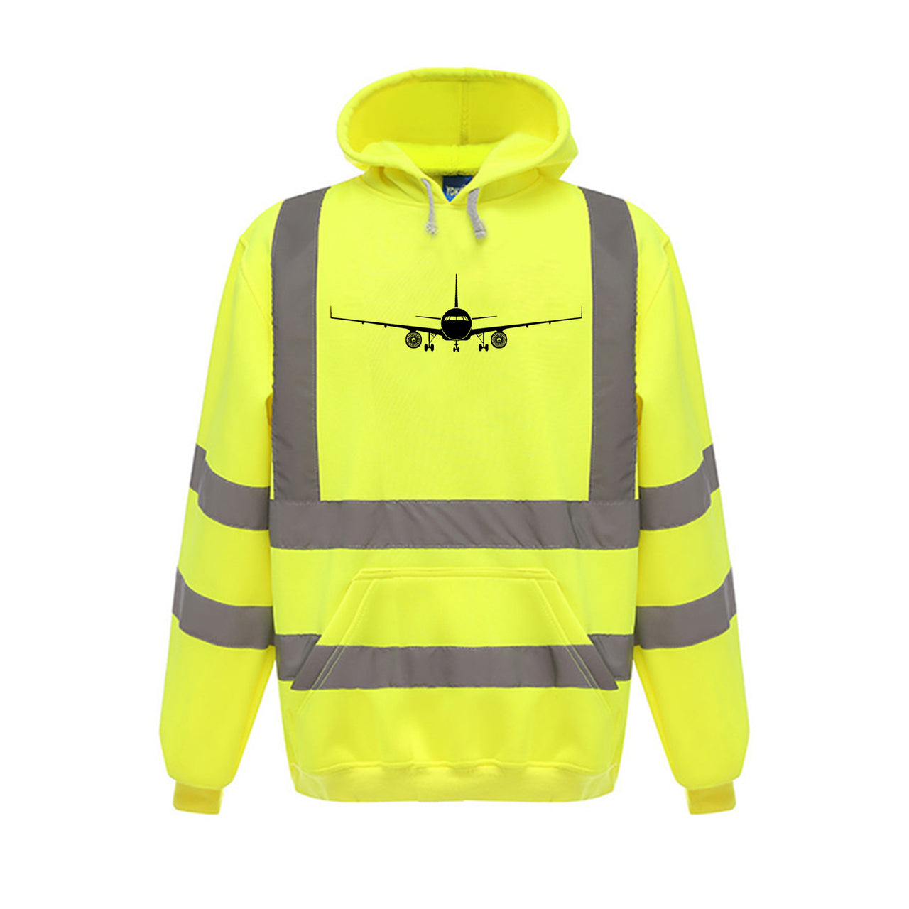 Airbus A320 Silhouette Designed Reflective Hoodies