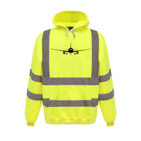 Thumbnail for Airbus A320 Silhouette Designed Reflective Hoodies