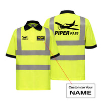 Thumbnail for The Piper PA28 Designed Reflective Polo T-Shirts