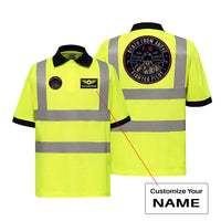 Thumbnail for Fighter Jet 16 - Death From Above Designed Reflective Polo T-Shirts