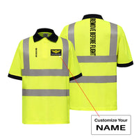 Thumbnail for Remove Before Flight 3 Designed Reflective Polo T-Shirts