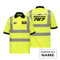 Thumbnail for The Boeing 767 Designed Reflective Polo T-Shirts
