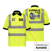 Thumbnail for Airbus A330neo & Trent 7000 Designed Reflective Polo T-Shirts