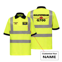 Thumbnail for Gulfstream G700 Designed Reflective Polo T-Shirts