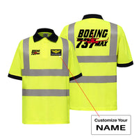 Thumbnail for Amazing Boeing 737 Max Designed Reflective Polo T-Shirts