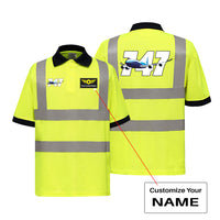 Thumbnail for Super Boeing 747 Designed Reflective Polo T-Shirts