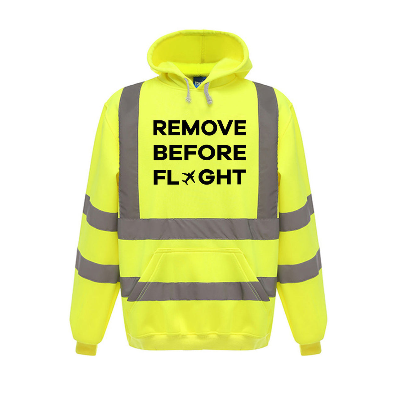 Remove Before Flight Designed Reflective Hoodies