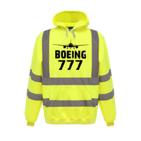 Thumbnail for Boeing 777 & Plane Designed Reflective Hoodies