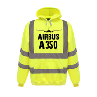 Thumbnail for Airbus A350 & Plane Designed Reflective Hoodies