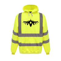 Thumbnail for Fighter Jet 16 Silhouette Designed Reflective Hoodies