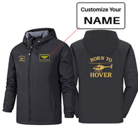 Thumbnail for Born To Hover Designed Rain Jackets & Windbreakers
