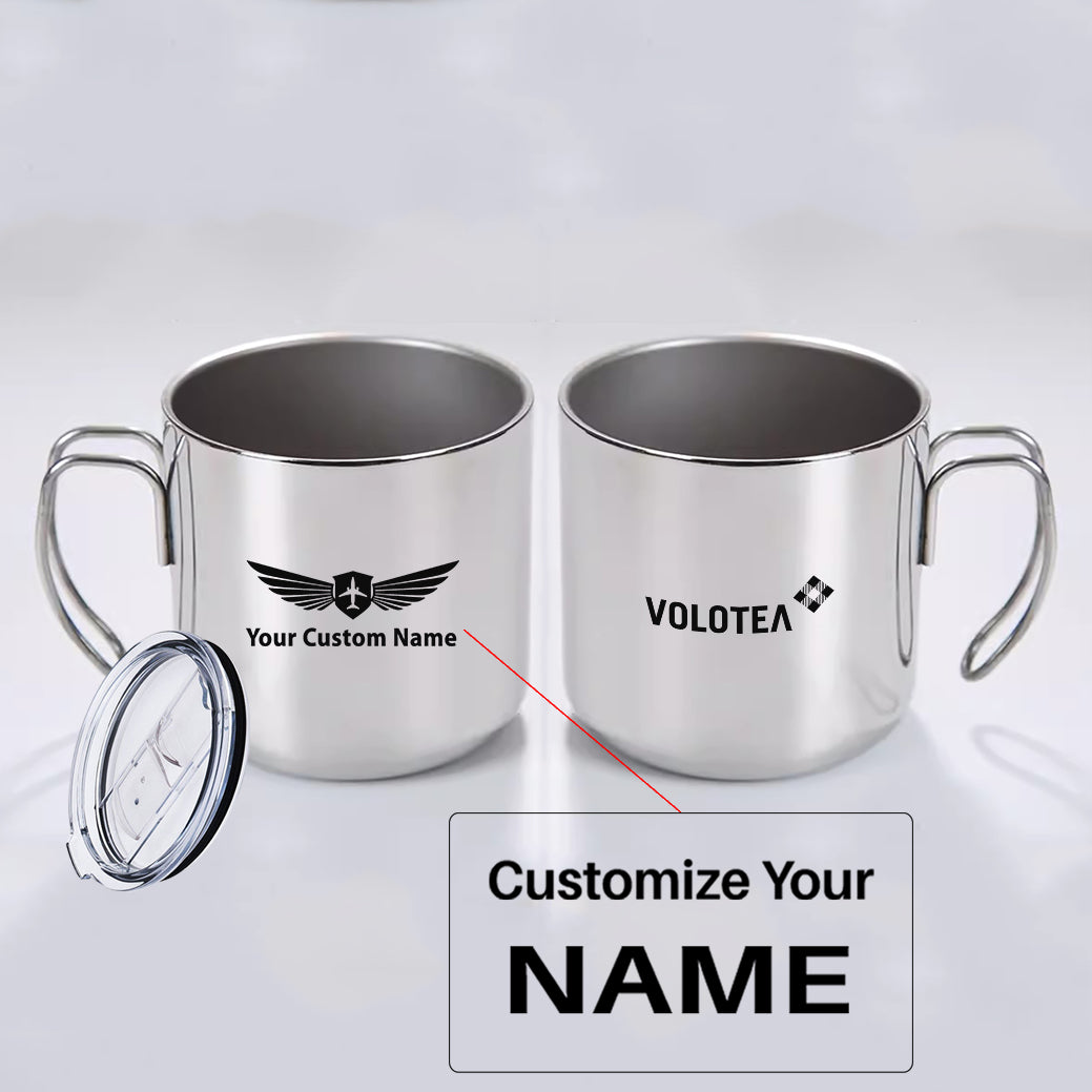 Volotea Airlines Designed Stainless Steel Portable Mugs