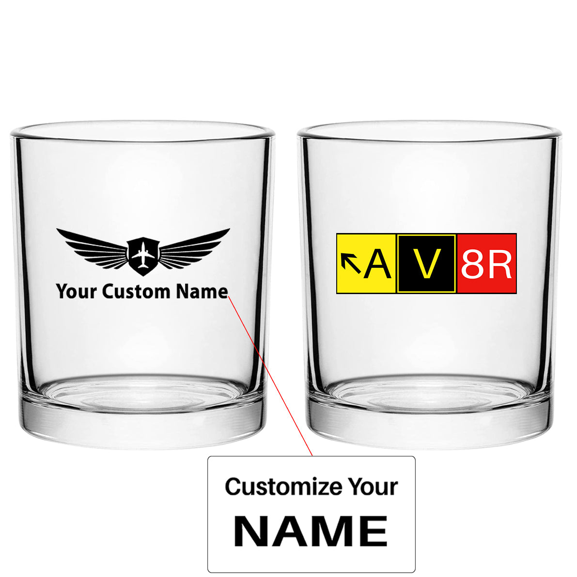 AV8R Designed Special Whiskey Glasses