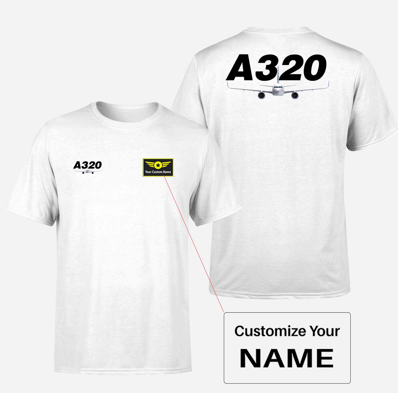 Super Airbus A320 Double-Side T-Shirts