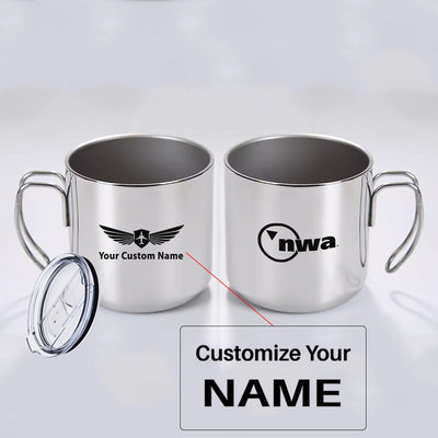 Northwest Airlines (OLD) Stainless Steel Portable Mugs