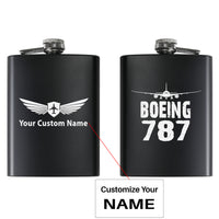 Thumbnail for Boeing 787 & Plane Designed Stainless Steel Hip Flasks