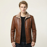 Thumbnail for PU & Faux Leather Winter Style Pilot Bomber Jackets