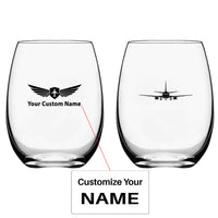 Thumbnail for Boeing 737 Silhouette Designed Water & Drink Glasses