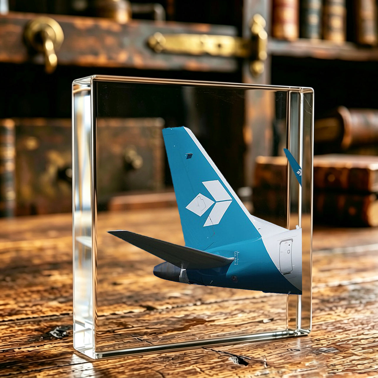 Air Dolomiti Tail Logo Crystal Ornament