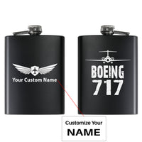 Thumbnail for Boeing 717 & Plane Designed Stainless Steel Hip Flasks
