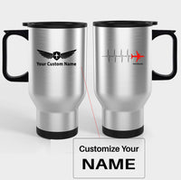 Thumbnail for Aviation Heartbeats Designed Travel Mugs (With Holder)