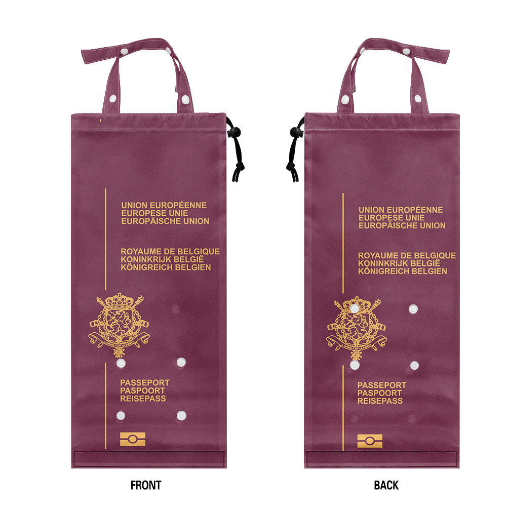 Belgian Passport Designed Car Folding Garbage Bags