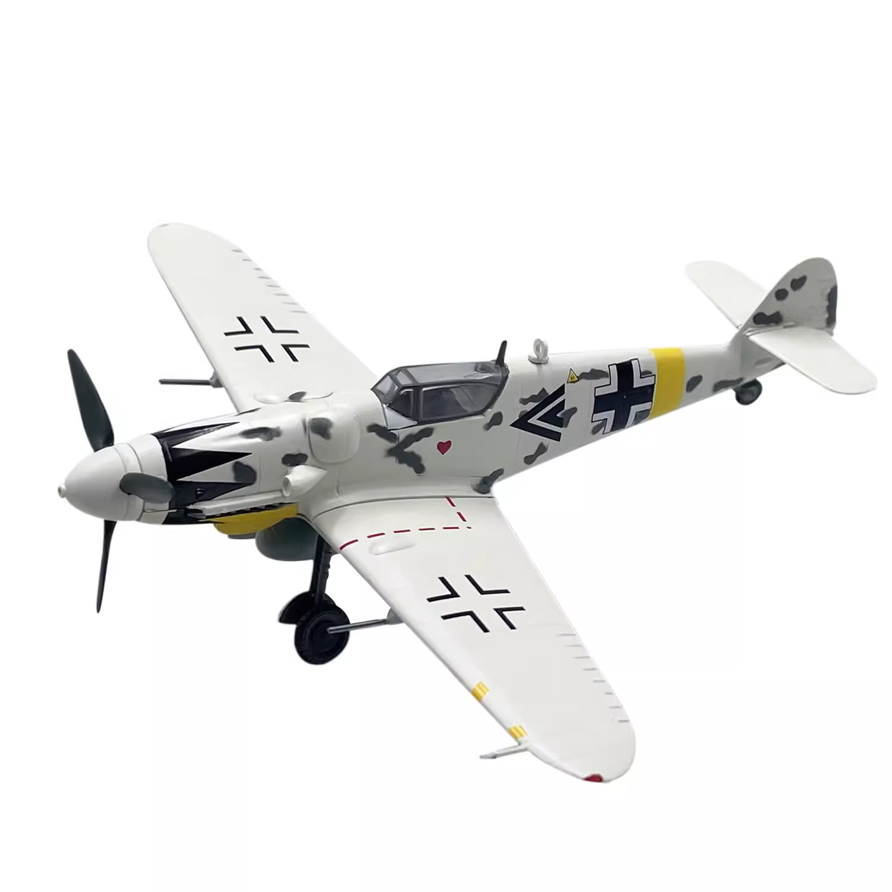 1:72 German World War II Messerschmitt Bf 109 Fighter Aircraft Airplane Model