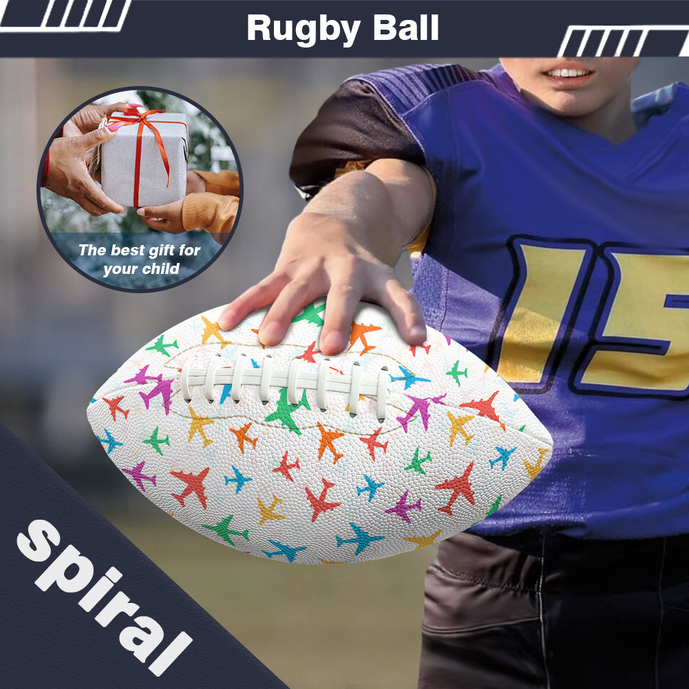 Cheerful Seamless Airplanes Designed Rugby