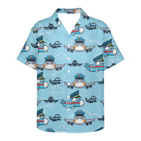 Thumbnail for Cartoon & Funny Airplanes   Designed 3D Hawaiian Shirts