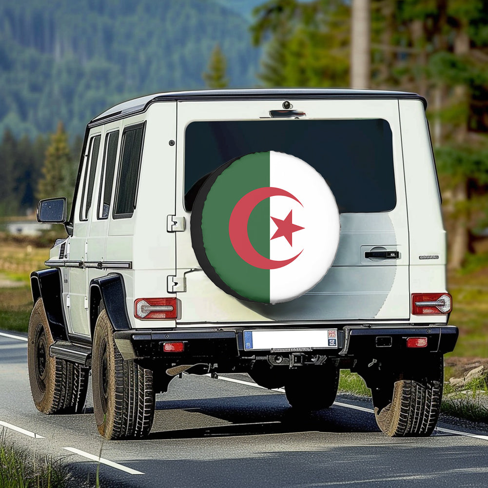 Algeria Flag Designed Tire Cover Cases