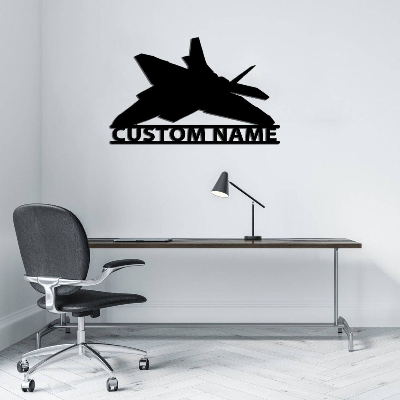 The Lockheed Martin F22 Designed Wall Metal Signs