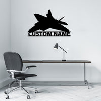 Thumbnail for The Lockheed Martin F22 Designed Wall Metal Signs