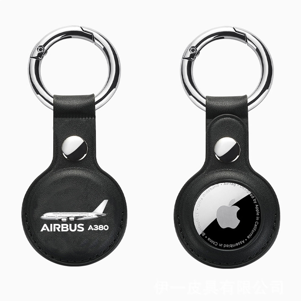 The Airbus A380 Design Airtags Leather Cases