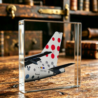 Thumbnail for Brussels Airlines Tail Logo Crystal Ornament