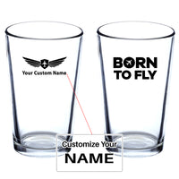 Thumbnail for Born To Fly Special Designed Beer & Water Glasses