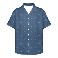 Thumbnail for Nice Airplanes (Blue) Designed 3D Hawaiian Shirts
