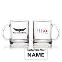 Thumbnail for Aviation Heartbeats Designed Coffee & Tea Glasses