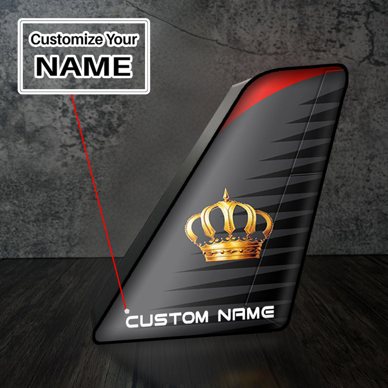 Royal Jordanian Designed Led Aircraft Tail & 3D Lamp - view 2