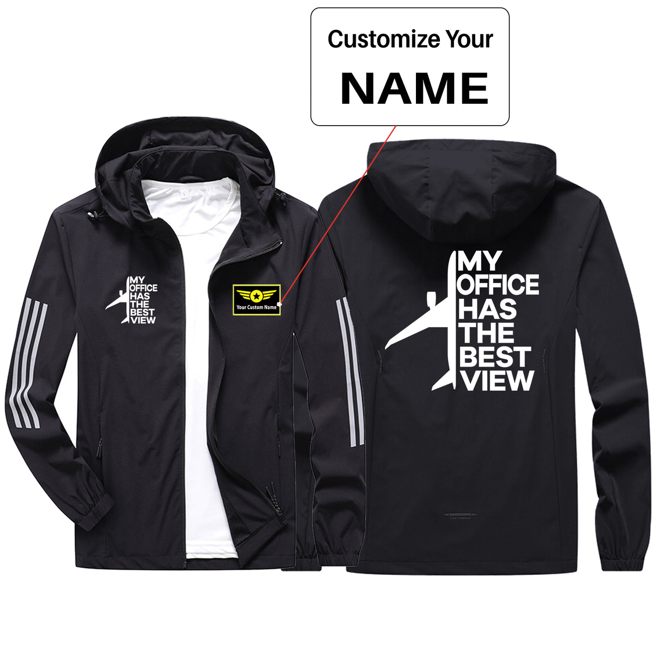 My Office Has The Best View Sport & Running Jackets