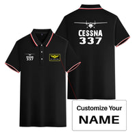 Thumbnail for Cessna 337 & Plane Designed Stylish Polo T-Shirts (Double-Side)