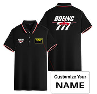 Thumbnail for Amazing Boeing 777 Designed Stylish Polo T-Shirts (Double-Side)