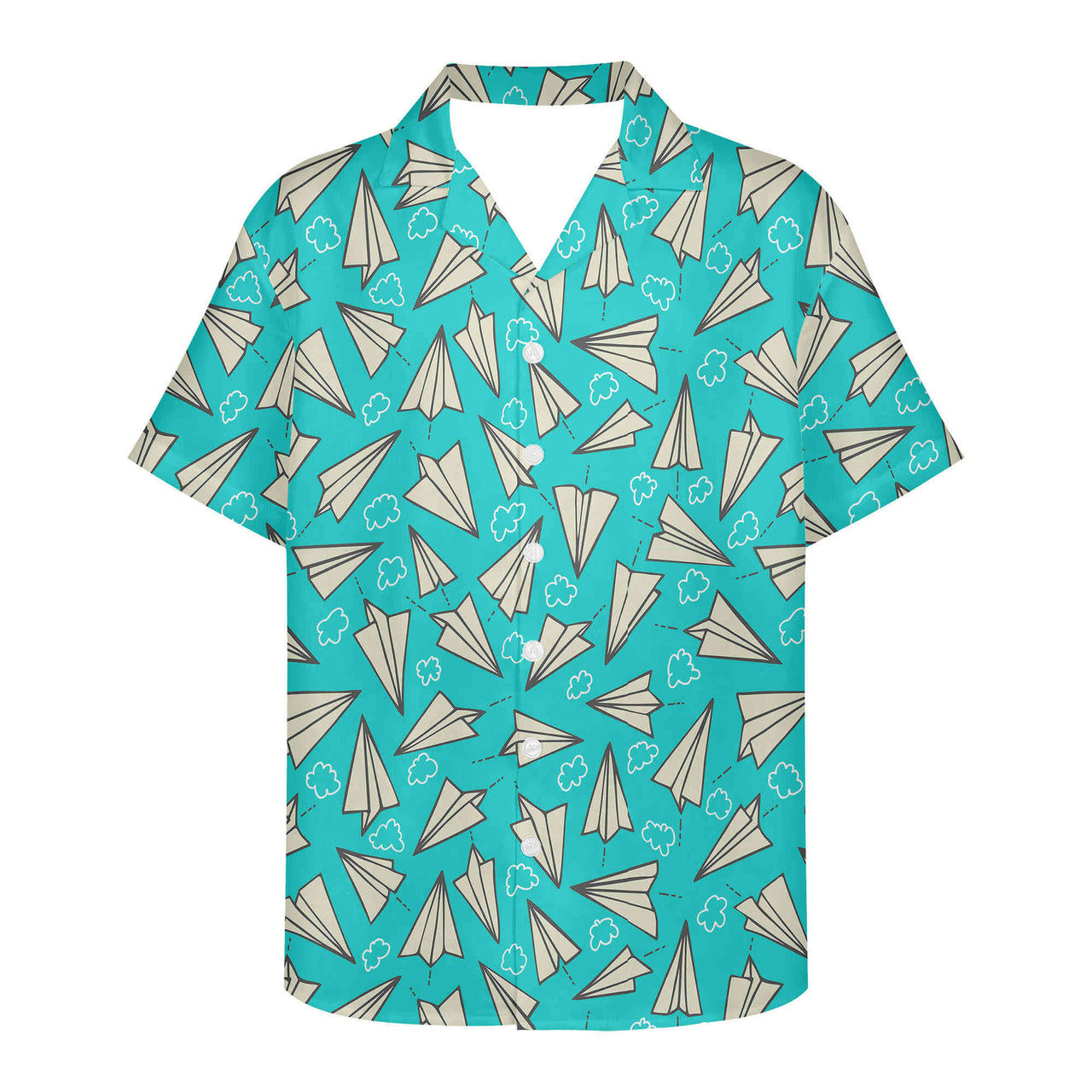 Super Cool Paper Airplanes Designed 3D Hawaiian Shirts