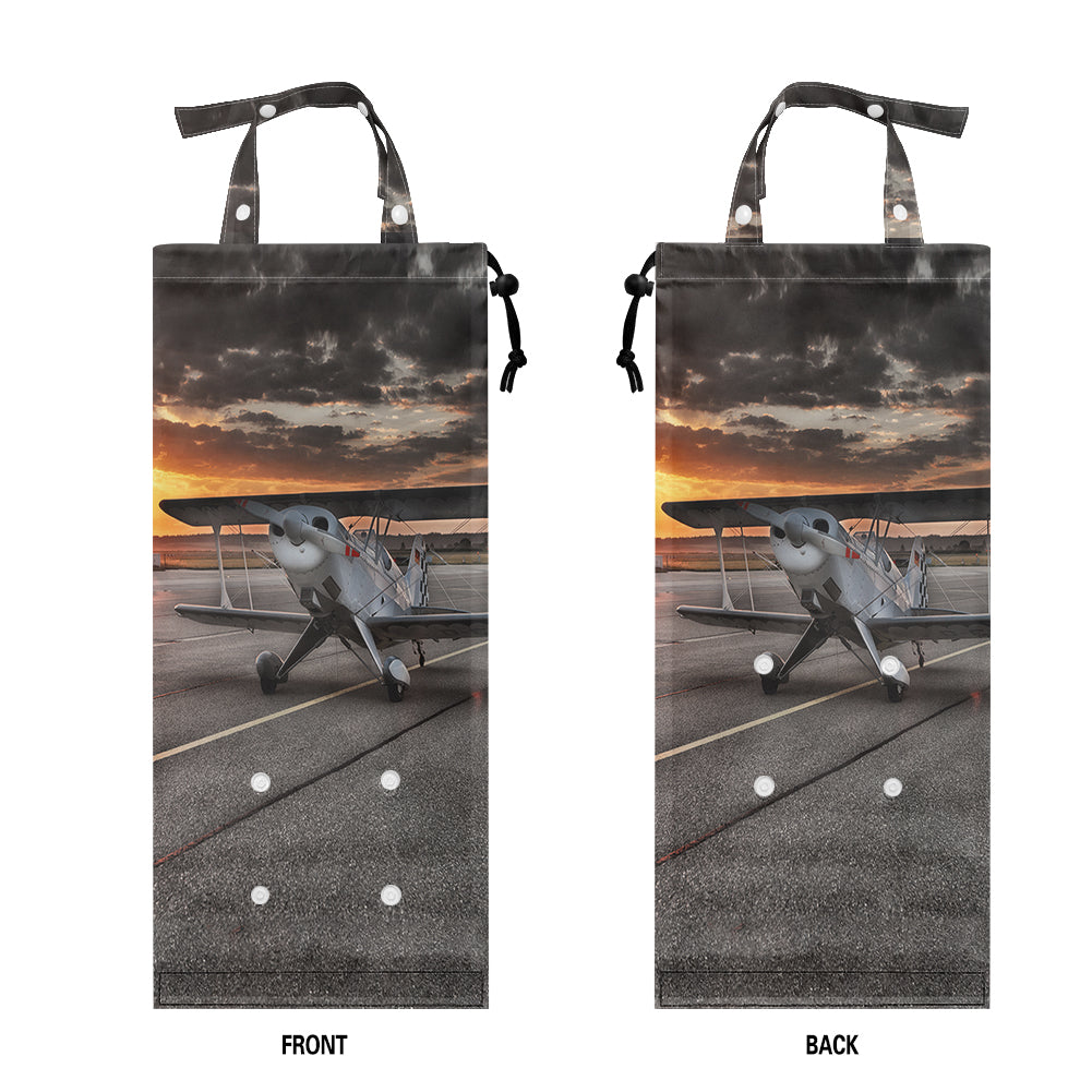 Beautiful Show Airplane Designed Car Folding Garbage Bags